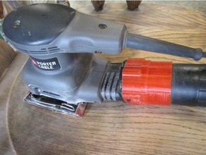 porter cable model 342 palm sander vacuum adapter hand tools 3d print model - Mito3D