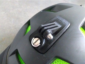 gropro monte smith forefront capacete esporte & ao ar livre a gopro montagem hd hero de câmera 3d print model - Mito3D