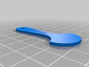 openscad parametric cart release tool - change size disk anything else needed text parts 3d aldi australian coins coin replacement euro keychain keyring loonie pound quarter shopping token trolley unlocker key 3d print model - Mito3D