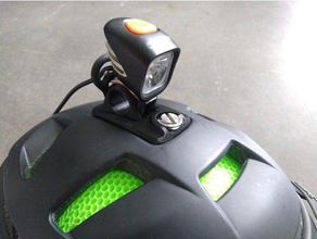 headlight mount smith forefront helmet sport & outdoors light magicshine 3d print model - Mito3D