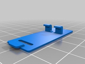 logitech desempenho mouse a laser porta da bateria peças de substituição tampa 3d print model - Mito3D