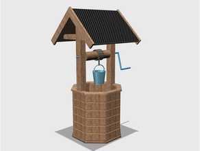 acqua di pozzo edifici e strutture 3d print model - Mito3D