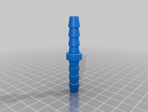10mm hose connector barbed outdoor & garden customized 3d print model - Mito3D