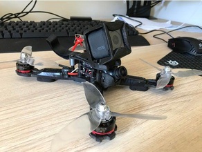 xhover r5x session mount - obsolete r c vehicles 25 degree 35 degrees 45 gopro r5lx top tpu 3d print model - Mito3D