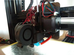 rv fanduct tevo black widow v4 blower fan 3d printer accessories 8mm fans mount cooler 3d print model - Mito3D
