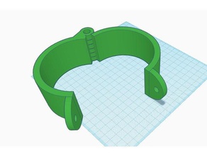 collare di ferro 32 cm 10 diametro interno 3d print model - Mito3D
