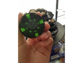 mini-filament-Spule scans & Replikate 3d-Schlüsselanhänger benchy filament keychain mini spool 3d print model - Mito3D