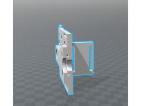 effector plate c1 fusion linear rail mg12n 3d printer parts 3d print model - Mito3D