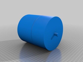 rock tumbler, o moinho de bola as ferramentas copo vidro ferramenta 3d print model - Mito3D