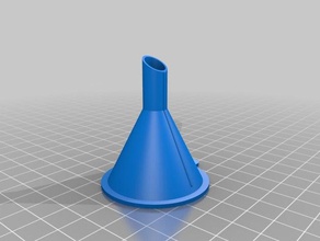 flask funnel kitchen & dining customized 3d print model - Mito3D