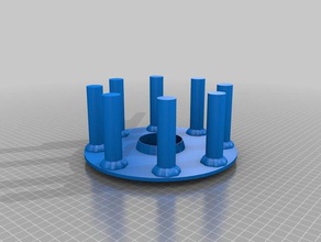 rotating flower pots planter outdoor & garden pot tinkercad 3d print model - Mito3D