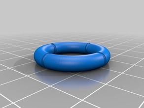 my customized ring part 2 rings 3d print model - Mito3D