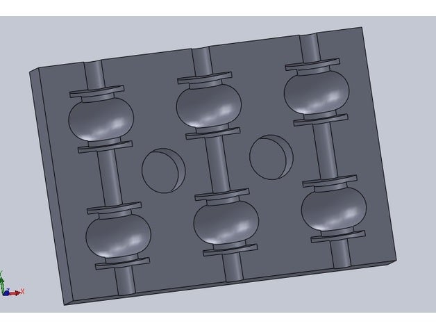 drone amortiguadores de vibraciones un molde silicona r c vehículos anti vibración equilibrio los drones el fpv carreras la hélice amortiguación 3D print model - Mito3D