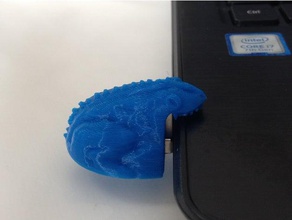 dragon grenouille usb ordinateur de la clé 3d print model - Mito3D