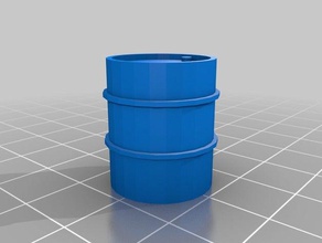 55 gallon drum toy & game accessories 3d print model - Mito3D