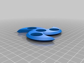 my customized deadly wave fidget spinner pick-a-weight toys & games 3d print model - Mito3D