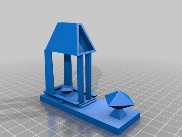 greek monument torture test 3D print model - Mito3D