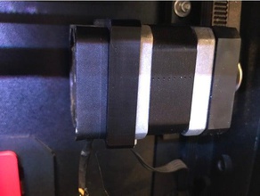 nema 17 coolingfan montieren 3d Drucker Zubehör 40mm Lüfter - fan mount nema17 replicator 2 3d print model - Mito3D