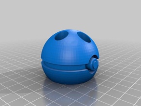 pokeball diş fırçası tutucu banyo aksesuarları pokemon 3d print model - Mito3D