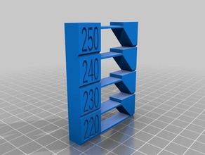 customizable test tower 3d printing tests 3d print model - Mito3D