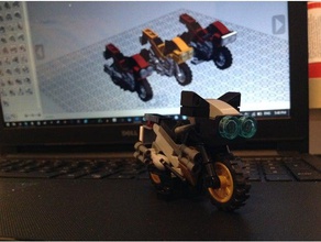 carenatura cr800 caf racer lego araç bisiklet cafe motosiklet 3d print model - Mito3D