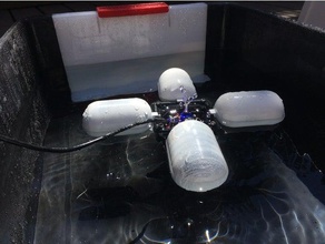 fogponics fogger floater outdoor & Garten float Nebel Hydrokultur Wasser 3d print model - Mito3D