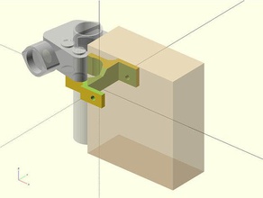 pipe cutting jig befestigt 2x4 Teile Halterung mpcnc 3d print model - Mito3D