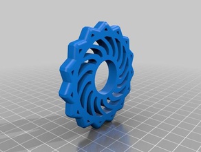 super cool espiral spinner 3d print model - Mito3D