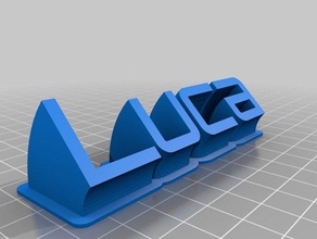 luca office customized 3d print model - Mito3D