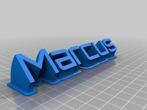 marcus de la oficina personalizado 3d print model - Mito3D