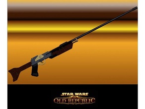 tusken raider cycler rifle basic swtor props blaster cosplay weapon prop replica sniper star wars 3d print model - Mito3D