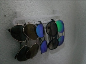 duvar tutucusu f r güneş gözlüğü organizasyon 3d print model - Mito3D