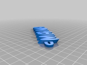 maanya - nome keyfob portachiavi organizzazione su misura 3d print model - Mito3D