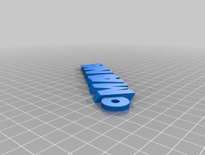 maanya2 nome keyfob portachiavi organizzazione su misura 3d print model - Mito3D