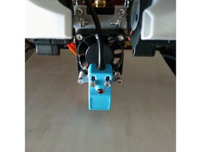 sn08-n sn04-n sensor mount 40mm fan flsun prusa i3 2017 3d printer parts autolevel probe auto bed leveling sn04 sn08 3d print model - Mito3D
