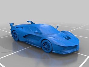ferrari fxx k araç araba laferrari prototip spor 3d print model - Mito3D