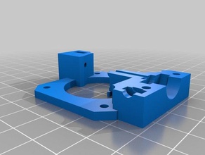 direkte Fahrt zurück e3d 3d-Drucker-Extrudern 3d print model - Mito3D