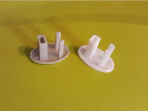 blind end cap replacement parts 3d print model - Mito3D