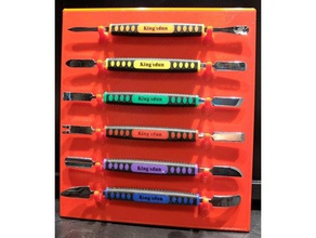 Werkzeughalter Metall spudger set Werkzeug-Halterungen & - Boxen 3d print model - Mito3D