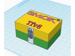 smok tfv8 étui les articles ménagers de la vapeur 3d print model - Mito3D