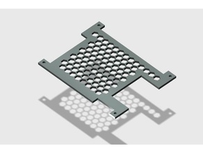 mks gen l v10 pcb cover honeycomb flsun prusa i3 2017 3d-Drucker Teile makerbase base v1 mks-gen-l-v10 platinenabdeckung 3d print model - Mito3D