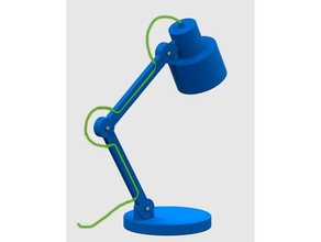l mpara escritorio ménage articulés bureau de disney pixar iluminacion la lampe lampara led lumière l'éclairage luz 3d print model - Mito3D