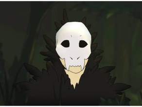 la mort crâne masque cosplay de mode 3d print model - Mito3D
