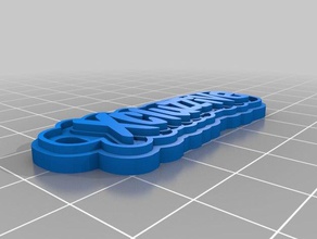 xcluzzive i portachiavi su misura 3d print model - Mito3D