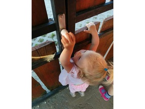 il bambino al sicuro pomello della porta forniture di famiglia a prova la sicurezza dei bambini 3d print model - Mito3D