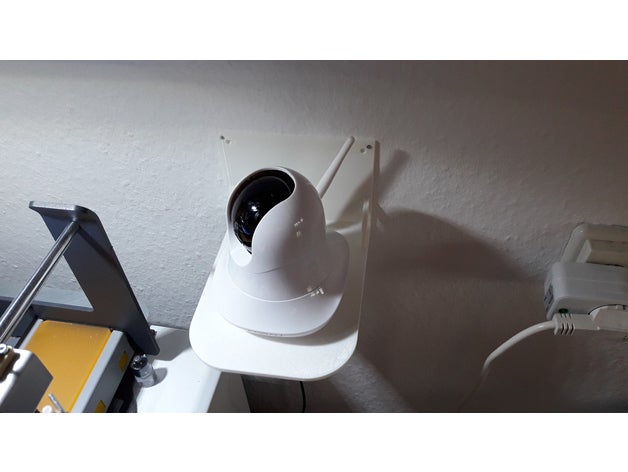webcam wallholder camera wandhalterung halter holder mount 3D print model - Mito3D