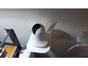 webcam wallholder Kamera wandhalterung Halfter webcam-Halter mount 3d print model - Mito3D