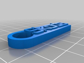 özel mesaj Anahtarlık skoda benim organizasyon özelleştirilmiş 3d print model - Mito3D
