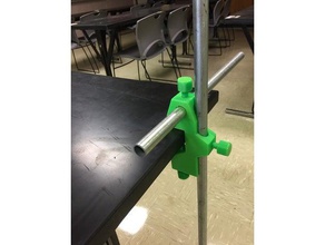 v-groove table clamp physics & astronomy 3d print model - Mito3D