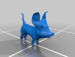 küçük köpek hayvanlar hayvan chihuahua 3d print model - Mito3D